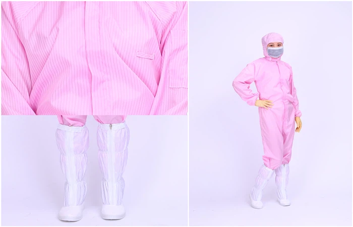 Pink esd coverall Pink esd coverall